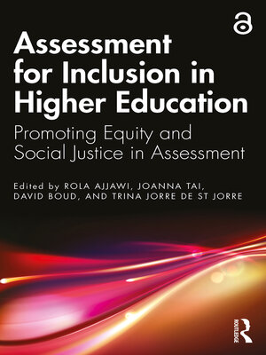 cover image of Assessment for Inclusion in Higher Education